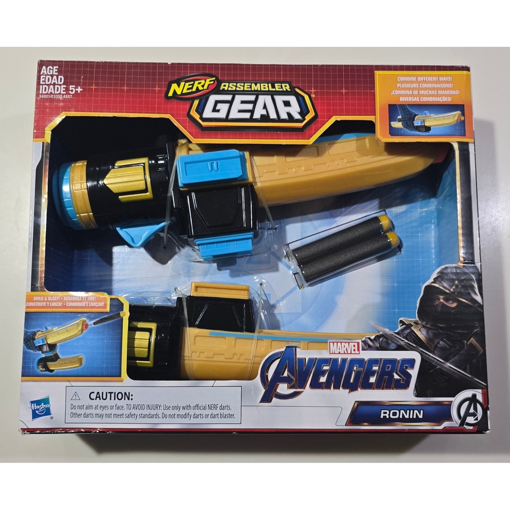 Nerf Assembler Gear‎ Avengers Ronin Blaster Toy for Kids Ages 5+